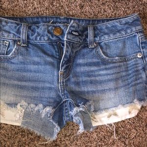 american eagle jean shorts